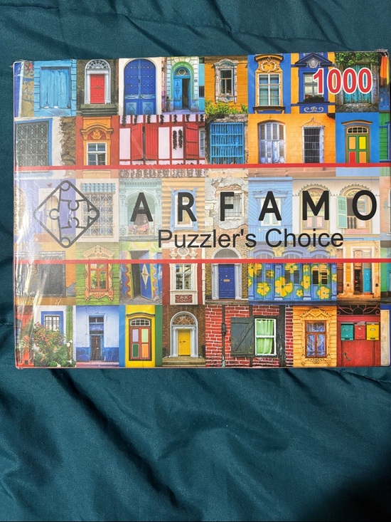 arfamo Other - ARFAMO Puzzler's Choice “Color Doors”1000-Piece Jigsaw Puzzle - Multicolor Doors